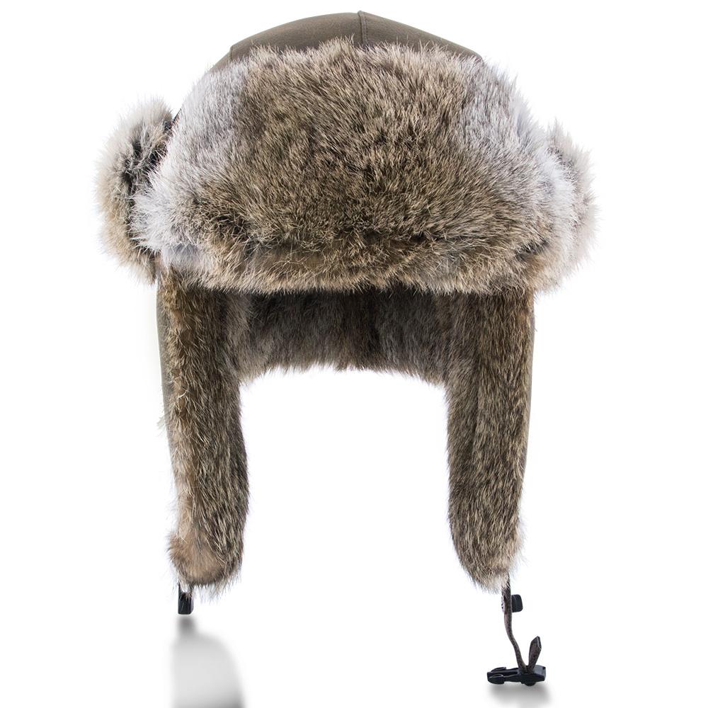 Rabbit fur best sale trapper hat